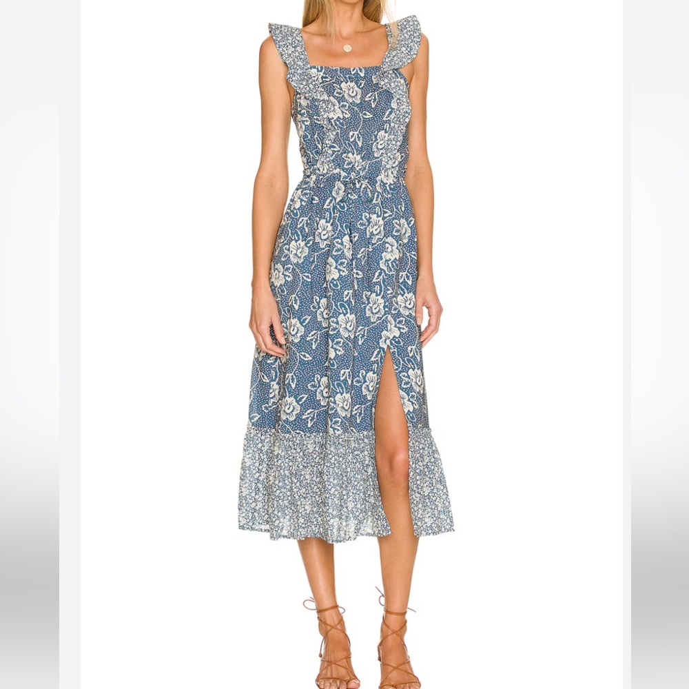 PAIGE Poppy Dress in Navy Floral NWT